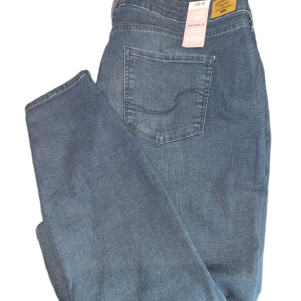 Signature Levi Strauss High Rise Super Skinny Jeans Women's Size 26M NWT - Picture 1 of 6